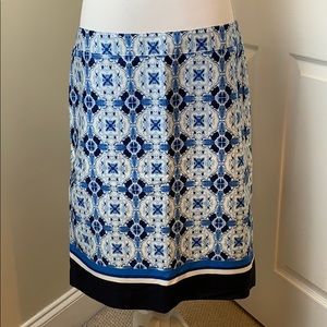 🕶 Blue/white spring or summer skirt. 💙